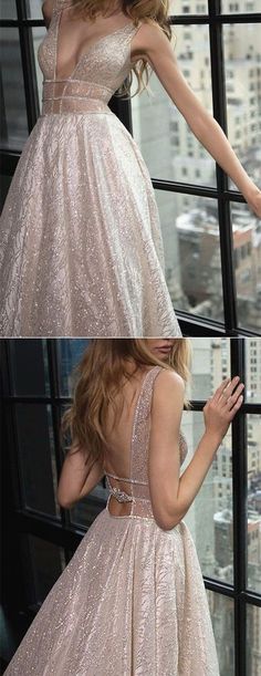 File b778dcd915 large Bride Dress Backless, Sparkly Ball Gown, Silver Prom Dress, Champagne Prom Dress, Formal Prom Dresses Long, Matric Dance, Backless Evening Dress, Prom Dresses 2017, Prom Dresses 2018