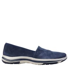 Take weather in stride with this nubuck version of our stretchy, lightweight slip-on shoe. Order regular shoe size. (For half sizes not offered, order up to next whole size). Fit best with lightweight socks or barefoot. Soft nubuck upper forms to your foot for incredible comfort and fit. Stretch-knit top collar enhances comfort and allows for easy on/off. EVA footbed adds extra cushioning and is treated to control odor. Constructed with minimal stitching to reduce irritation. High-elasticity EVA Suede Cushioned Slip-on Sneakers, Cushioned Suede Slip-on Sneakers, Cushioned Slip-on Suede Sneakers, Suede Slip-on Walking Shoes With Cushioned Footbed, Cushioned Suede Slip-on Walking Shoes, Cushioned Slip-on Suede Walking Shoes, Slip-on Suede Walking Shoes With Rubber Sole, Suede Slip-on Walking Shoes, Suede Slip-on Walking Shoes With Arch Support