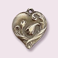 This is a very romantic vintage inspired heart pendant.  I have a love for vintage things (especially jewelry), so when I saw several molds made from vintage heart pendants, I had to have them.   This works great as a pendant on a chain or as a charm on a bracelet. Since this item is made to order, please allow 2 weeks for it to be created and shipped out to you.  If you need this quicker, please convo me!  Initials can be placed on the back of the pendant.  Since this is handcrafted, no two wil Ocean Inspired Jewelry, Tiny Gifts, Seahorse Pendant, Elf House, Heart Pendants, Silver Heart Pendant, Vintage Things, Vintage Heart, Ocean Inspiration