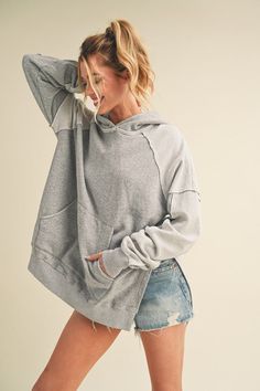 Introducing the Deb Washed Hoodie - the ultimate combination of comfort and style! With a relaxed fit and cozy feel, this hoodie features a washed look for a lived-in vibe. Complete with kangaroo pockets and side slits for ultimate laid-back comfort. Perfect for those who love to lounge in style! • 100% Cotton Cotton Sweatshirt With Drawstring Hood For Lounging, Super Soft Relaxed Fit Hoodie Sweatshirt, Relaxed Fit Hoodie Sweatshirt For Lounging, Relaxed Fit Hoodie For Lounging, Oversized Athleisure Sweatshirt With Soft Texture, Super Soft Sweatshirt For Fall Lounging, Comfy Sweatshirt With Drawstring Hood For Loungewear, Soft-washed Athleisure Hoodie Sweatshirt, Hoodie Sweats For Lounging In Fall