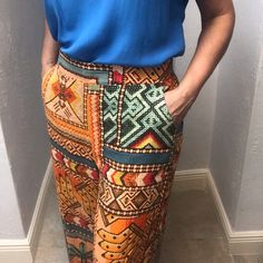 Haute Hippie Multi Color Pants, Size Large. Straight Leg. 55% Linen, 45% Rayon. Elastic Back Waistband. Fits An Extra Large. New With Tag. Has Pockets! About 40 1/2” From Waist To Hem. Fitted Bottoms With Vibrant Print For Vacation, Fitted Vibrant Print Vacation Bottoms, Fitted Vibrant Print Bottoms For Vacation, Multicolor Vacation Pants With Pockets, Yellow Ankle-length Pants With Elastic Waistband, Casual Fitted Multicolor Wide Leg Pants, Casual Multicolor Fitted Wide Leg Pants, Yellow Straight Leg Bottoms With Elastic Waistband, Fitted Yellow Pants For Vacation