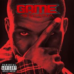 the album cover for game featuring an image of a man holding his hand up to his face