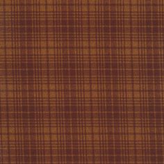 an orange and brown plaid fabric