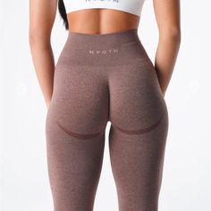 Brand New With Tags In Original Packaging. Curve Seamless Leggings - Suck You In And Contour The Bum. Size Small Color “Cocoa” Which Is A A Beautiful Brown Perfect For High Intensity Training Or A Casual Day To Day Fit Sold Out! Retail $48 + Shipping High Stretch Seamless Brown Bottoms, 300 Ab Workout, 300 Abs, Acceptance Quotes, Red Joggers, Purple Camo, Orange Camo, Steve Lacy, Sports Graphic Design