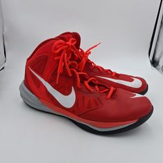 Nike Prime Hype DF Men's Red Basketball Shoes/Sneakers #683705-600, US Size 12 Red Basketball Shoes, Basketball Shoes, Athletic Shoes, Men's Shoes, Shoes Sneakers, Shoe Accessories, Size 12, Basketball, Mens Accessories