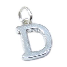 - - - Letter D Initial D Sterling Silver .925 Charm Fitting - Jump Ring - NOT suitable for bead bracelets - NOT suitable for Pandora bracelets - to fit a Pandora bracelet or another design please send a message before purchasing so we can advise the additional fitting that you need to buy Initials charms Sterling Silver Charm 925 Letters, Numbers & Words Charm Fitting - Jump Ring Maldon Jewellery Traditional Sterling Silver 94159 REF SS Moderno No Stone Please note, we do NOT supply gift boxes, so your item will NOT come in a gift box. Please also note that most connecting rings will NOT be soldered, and for your peace of mind, we recommend you have them soldered by your own local jeweller, as we do not have soldering facilities. If you have purchased a converter or clip or fitting and wou Sterling Silver Initial Pendant Charm Necklace With Dangling Charms, Personalized Silver Dangle Charms, Sterling Silver Initial Pendant Charms For Anniversary, Sterling Silver Dangling Charms As Gift, Elegant Silver Charms With Dangling Details, Personalized Symbolic Silver Charm Necklace, Symbolic Silver Round Pendant Charms, Symbolic Silver Pendant Charms, Small Sterling Silver Charm Necklaces