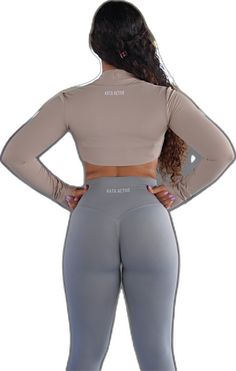 Versatile High Stretch Tops With Thumbholes, Trendy Long Sleeve Sports Top, Spring Yoga Compression Top, Athleisure Fitted Long Sleeve Tops, Casual Long Sleeve Compression Tops, Medium Support Long Sleeve Workout Top, Athleisure Crop Top For Fall, Compression Workout Crop Top, Long Sleeve Workout Tops With Medium Support