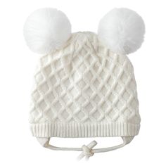 PRICES MAY VARY. ✔️【Keep Warm & Windproof】This adorable baby boy winter hat comes with two ear flap designs on both sides, which can cover your child's head and ears well. Baby hat can make your child get all-around warmth. The newborn hats also has two ties at the chin that can be tied together to hold the hat in place better. There are also two pom-poms on the top of the baby beanie which makes the hat look even more fun and lively! 📐【Product Size】This toddler winter hat fits for 6-24 months Baby Boy Winter Hats, Knitted Baby Beanies, Baby Beanie Hat, Newborn Hats, Baby Beanie Hats, Hat Fits, Toddler Winter, Baby Hat, Adorable Baby