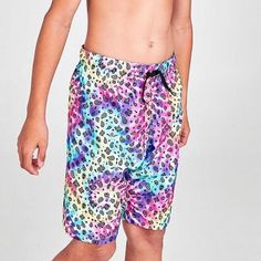 Hurley Kids Tie Dye Bandana Swim Trunks. Big Boys Size X-Large. New With Tags, Never Worn. On-Trend As Ever, The Boys' Big Kids' Hurley Tie-Dye Bandana Swim Shorts Are His New Go-To For Pool Days. Bright Colors And Boasting Trendy Paisley Print, These Shorts Can Take Him From Boardwalk To Beach In A Flash. Multicolor Bottoms With Elastic Waistband For Playwear, Multicolor Playwear Bottoms With Elastic Waistband, Summer Multicolor Bottoms For Playwear, Multicolor Summer Bottoms For Playwear, Multicolor Summer Playwear Bottoms, Multicolor Shorts With Elastic Waistband For Playwear, Summer Playwear Bottoms In Multicolor, Spring Multicolor Playwear Shorts, Multicolor Playful Shorts For Playwear