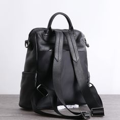 Overview： Design: Black Leather School Backpack Womens Cute College Backpack Purse Black Leather Travel Rucksack for LadiesIn Stock: Ready to Ship (2-4 days)Include: Only BagCustom: NoColor: BlackLeather: Cowhide,Measures: 32cm x 14cm x 30cm Weight: 0.6kgSlots: 2 main slots, 1 back zip slot, 2 outside zip slots, 1 phone pocket, 1 wallet pocket, 1 inside slotAccessories(option): NoneStyle: Black Leather School Backpack Womens Cute College Backpack Purse Black Leather Travel Rucksack for LadiesVer Modern Leather Anti-theft Bags, Modern Leather Bags With Anti-theft Features, Versatile Leather Anti-theft Bag, Leather Anti-theft Backpack For Everyday, Leather Anti-theft Backpack For Daily Use, Versatile Leather-backed Travel Backpack, Casual Leather Anti-theft Backpack, Anti-theft Leather Bag, Leather Anti-theft Bag For Travel