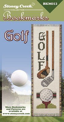 an advertisement for the golf course with two different logos on it and one has a white ball in the background