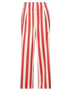 Twill Stripes No appliqués High waisted Regular fit Straight leg Elasticized waist Multipockets Striped Wide Leg Pants With Elastic Waistband For Work, Chic Striped Pants With Elastic Waistband, Striped Trousers With Contrast Stripes, Striped High-waisted Pants, Chic Pants With Contrast Stripes, Chic Trousers With Contrast Stripes, Striped Straight Leg Pants With Pockets, Spring Straight Pants With Vertical Stripes, Straight Pants With Vertical Stripes For Spring