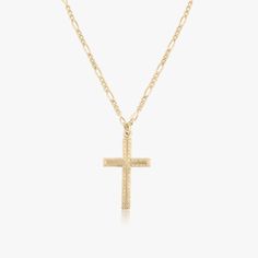 Men's Cross Necklace Details: The perfect gift for your man. Our 14k gold filled or sterling silver cross necklace can be made in 3 lengths. 20, 22 or 24 inches. Details: Handcrafted using 14k gold filled figaro chain with 25x15mm larger sized 14k gold filled cross. 20 inches is a good universal men’s length. Gold filled is waterproof and made to last. *Modeled on a male in 20 inch length. Mens Cross Necklace, Silver Cross Necklace, Sterling Silver Cross Necklace, Mens Crosses, Gold Cross Necklace, Figaro Chain, Sterling Silver Cross, Gold Cross, Silver Cross