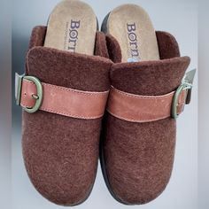 The Essence Of Relaxed, Laid-Back Comfort With European Flair. You'll Notice The Plush Feel Of The Elevated Cushioned Footbed The Moment You Step Into This Charming Lia Slip On. - 100% Soft Genuine Wool Upper - Breathable Soft Fabric Lining - Cushioned Contoured Fabric Suede Covered Footbed With Extra Foam For Added Comfort - High Traction Flexible Lightweight Eva Outsole - Opanka Hand Crafted Construction - Heel Height: 3/4 Inch - Brand: Born - Style: Lia - Style #: Br0025306 - Color Group: Bro Color Grouping, Born Shoes, Mule Clogs, Mules Shoes, Comfortable Shoes, Soft Fabric, Soft Fabrics, Clogs, 4 Inch