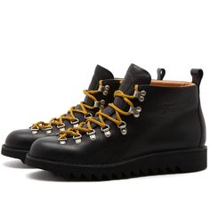 Fracap M120 Black Ripple Sole Scarponcino Boot Black | END. Ripple Sole Boots, Black Zipper Closure Workwear Boots, Black High-top Boots With Vibram Sole, Black Nylon Lace-up Waterproof Boots, Rugged Black Lace-up Boots With Vibram Sole, Jordan Alexander, Gucci Jewelry, Racing Jacket, Prada Eyewear