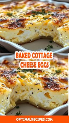 Looking for a quick, healthy, and protein-packed breakfast? Try this Baked Cottage Cheese Eggs recipe! 🧀🥚 It's super easy to make, packed with nutrients, and perfect for busy mornings. Whether you're a fan of meal prep or need a fresh breakfast idea, this dish has you covered. Creamy cottage cheese, fluffy eggs, and a sprinkle of your favorite herbs – it's a flavor combo you'll love! 😍 Save this recipe for your next breakfast and enjoy a satisfying start to your day! #HealthyBreakfast #EasyRecipes #CottageCheeseEggs #MealPrep #ProteinPacked Make Ahead Breakfast Eggs, Bariatric Food Prep Ideas, Breakfast Ideas Keto Easy, Cheddar Cottage Cheese Baked Eggs, Make Ahead Protein Breakfast Ideas, Make Ahead Egg Breakfast Ideas, Egg Supper Ideas, Good Cottage Cheese Recipes, Health Meal Prep Ideas Breakfast