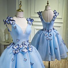 ad eBay - NEW Evening Formal Party Ball Gown Prom Bridesmaid Acting Short Dress QYHS233 - Buy Now, click the link (eBay) Dress Up A Dress, Quinceanera Themes Dresses, Ball Gown Dress, Quinceanera Themes, Light Blue Shorts, Ball Gowns Prom, Gown Prom, Evening Formal, Dress Picture