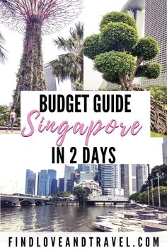 singapore with text overlay that reads budget guide singapore in 2 days