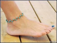 "Elevate your style with our Leather Braided Anklet with Turquoise Beads, a stunning piece that effortlessly captures the essence of natural beauty. Handcrafted with precision, this anklet showcases a vibrant turquoise color that adds a pop of color to your ensemble. The braided design exudes a bohemian charm, perfect for those seeking a free-spirited style. Made with genuine leather, this anklet ensures durability and comfort. Whether you're strolling on the beach or attending a summer festival Turquoise Anklet, Beaded Ankle Bracelets, Beaded Ankle, Free Spirit Style, Ankle Bracelet, Beach Accessories, Free Spirited, Boho Beach, Summer Festival