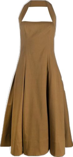 Midi Dress Brown, Cotton Blend, Midi Dress, Collage, Pins