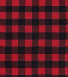 a red and black checkered fabric