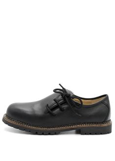 Black Leather Oxfords With Vibram Sole, Black Leather Slip-on Oxfords, Black Closed Toe Oxfords With Stitched Sole, Black Lace-up Oxfords With Leather Lining, Black Lace-up Shoes With Leather Lining, Black Lace-up Shoes With Almond Toe And Leather Footbed, Black Leather Shoes With Vibram Sole, Black Leather Shoes With Vibram Sole And Flat Heel, Black Leather Closed Toe Shoes