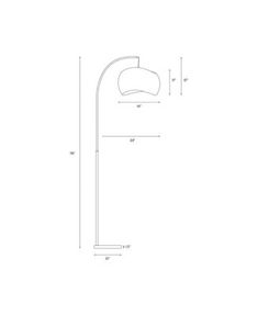 a drawing of the side view of a shower faucet with an adjustable arm