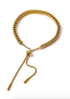 Gold metal Adjustable length Adjustable Gold-tone Box Chain Bracelet, Adjustable Metal Chain Bracelets, Adjustable Metal Chain Bracelet, Casual Gold Jewelry With Adjustable Chain, Casual Adjustable Chain Bracelet, Adjustable Gold-tone Metal Bracelets, Resizable Metal Chain Bracelet For Everyday, Trendy Adjustable Chain Bracelet With Extender, Everyday Metal Bracelets With Adjustable Length