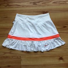 Brand New Nike Women's Dri-Fit Rival Tennis Skirt. Size Is Women's Large. Inner Is Attached. Waist Is For 23.5-26in. Length From Top To Bottom Is About 12in. Nike Spandex Shorts, Nike Pro Spandex Shorts, Grey Nike Shorts, Black Nike Pros, Nike Spandex, Tennis Top, Nike Pro Spandex, Nike Athletic Shorts, Nike Tennis