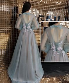 Зеленая кружевная кружева Prom Dress Green, डिजाइनर कपड़े, Lace Long Prom Dress, Hijab Dress Party, Hijab Wedding Dresses, Hijab Evening Dress, Green Tulle, Soiree Dress, Tulle Evening Dress