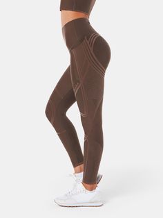 Body Sculpt 3-Pocketful Leggings Chocolate Brown Body Sculpting, Chocolate Brown, Leggings