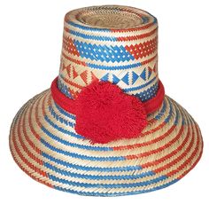 Emmy Handmade Wayuu Hat - a perfect gift for her Artisan Handwoven Hat With Curved Brim, Handwoven Artisan Panama Hat With Flat Brim, Handwoven Multicolor Straw Hat With Curved Brim, Multicolor Handwoven Straw Hat With Curved Brim, Traditional Toquilla Straw Panama Hat With Flat Brim, Adjustable Handwoven Palm Leaf Hat, Artisan Handwoven Adjustable Panama Hat, Multicolor Handwoven Toquilla Straw Hats, Multicolor Handwoven Toquilla Straw Sun Hat