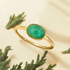 Ross-Simons - 1.00 Carat Emerald Ring in 14kt Yellow Gold. Size 10. The deep, lush color of emeralds is unmatched! This is evident in this simple yet sophisticated 14kt yellow gold ring. Here, a horizontally set 1.00 carat oval rose-cut emerald is the star of the show. 1/4" wide. Emerald ring. Emerald birthstones are the perfect gift for May birthdays. Classic Green Emerald Stackable Rings, Classic Emerald Stackable Rings For May Birthstone, Elegant Oval Emerald Stackable Ring, Elegant Oval Stackable Emerald Ring, Everyday Gold Emerald-cut Emerald Ring, Everyday Gold Emerald Cut Emerald Ring, Fine Jewelry Yellow Gold Emerald Ring For May Birthstone, Everyday Emerald Ring In Yellow Gold, Classic Green Stackable Rings For Formal Occasions