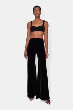 The Nyx bralette is updated with globe embellished straps. An essential layering piece, it has underwire cups for optimum support and comfort | £375.00 Galvan London, Body Measurement Chart, Pre Fall 2023, Black Bralette, 2023 Collection, Oversized Cardigan, Bustier Top, High Waisted Trousers, Bra Cups