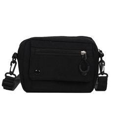 45327270117593 Portable Canvas Bag For Daily Use, Everyday Portable Canvas Bag, Everyday Use Canvas Bag, Portable Canvas Bag For Everyday Use, Black Canvas Shoulder Bag For Daily Life, Canvas School Bag Pouch, School Canvas Pouch Bag, Canvas School Bag In Pouch Shape, Cotton Travel Bag For Mobile Phone