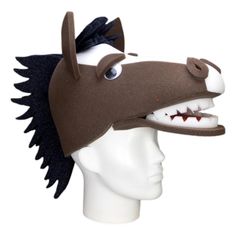 "Get this Awesome Big Horse Hat Today! This Big Horse Hat will definitely make you stand out at your next Party, Wedding, Corporate Event, Birthday, Quinceanera, or Halloween Party!  Product Details: ✓Made in the USA ✓Handmade ✓High Quality Foam ✓One Size Fits Most ✓Customizable to your preferences \"This is where your party starts\". Give your next party a new life and rediscover your youth with Foam Party Hats. Foam Party Hats Guarantee At Foam Party Hats we believe our hats help bring a new joy and excitement to the traditional party. Our products are made with love in Houston, Texas. We understand that buying things online can be scary with companies not staying true to their customers so we go the extra mile to keep you satisfied. If you bought something from us and feel that it is no Themed Cap For Costume Party, Novelty Brimmed Costume Hats And Headpieces, Novelty Costume Hat With Curved Brim, Adjustable Brimmed Themed Costume Accessories, Fun Adjustable Costume Cap, Themed Costume Hats With Adjustable Curved Brim, Themed Brimmed Costume Hats And Headpieces, Novelty Hat For Costume Party, One Size, Novelty Hat For Costume Party, One Size Fits Most