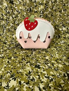 "Small storage coin purse zipper pouch bag with keychain. Ideal for storing small supplies, goods and girly accessories. Will fit in ladies handbags and children schoolbags. Featuring Kawaii Anime Inspired fruit candy design. Great gift for any occasion. Product dimension approximately (4\" x 3\" x 1.5\" bottom) (10.6cm x 7.6cm x 3.8cm bottom)" Kawaii Coin Purse With Card Slots For Gift, Cute Pouch Coin Purse With Card Slots, Cute Pink Coin Purse With Zipper Closure, Cute Pink Coin Purse With Zipper, Cute Coin Purse With Card Slots, Cute White Wallets For Gifts, Cute White Wallet For Gift, Cute White Wallets As Gifts, Cute White Wallet Perfect For Gifts