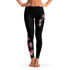 These leggings are crafted from a premium polyester and spandex blend, making them perfect for moments when both style and functionality matter. Our extra-soft microfiber fabric with advanced stretch makes these a pleasure to wear for all occasions. Features 82% polyester, 18% spandex Four-way stretch Squat proof Elastic waistband Microfiber yarn Shipping Please note: Every legging is printed on demand just for you and takes an average of 6-9 business days to handcraft before we ship it out. $3.99 Standard Shipping: 6-9 business days for the continental US. 7-15 business days outside of the continental US. $10.00 Express Shipping: 3-5 business days Click for Express Shipping Add-On More shipping and ordering info here Sizing Because every brand fits differently, we HIGHLY recommend referri Squat Proof, Hibiscus, Pajama Pants, Print On Demand, Yarn, Elastic, Leggings, Spandex, Pants