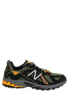 new-balance-610-sneakers-1724170779086473522-0 Green Textile, Sneaker New Balance, Sneakers Multicolor, N Logo, Grey And Orange, Balance Sneakers, Loafer Sneakers, New Balance Men, Crossbody Tote Bag