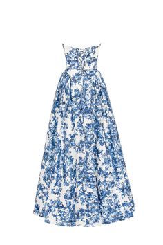 Ravishing blue hydrangea corset maxi dress, Garden of Eden ➤➤ Milla Dresses - USA, Worldwide delivery Light Blue Hydrangea, Milla Dresses, Summer Corset, Hydrangea Pattern, Puffy Tulle Skirt, Corset Maxi Dress, Nylon Skirt, Maxi Dress Designs, A Line Maxi Dress