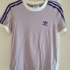 Brand New Adidas Women's T-Shirt. Origal Tag Fell Off But Item Has Never Been Used. Basic Crew Neck T-shirt With Three Stripes, Adidas Three Stripes T-shirt For Spring, Casual Summer T-shirt With Three Stripes, Adidas Short Sleeve T-shirt With Three Stripes, Casual T-shirt With Three Stripes Branding For Spring, Trendy Adidas T-shirt With Letter Print, Summer Crew Neck T-shirt With Three Stripes, Basic Adidas T-shirt With Three Stripes, Adidas Basic T-shirt With Three Stripes