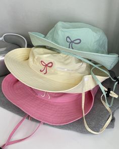 Stylish Coquette Aesthetic Bow Fisherman Hat with a cute bow accent and adjustable chin strap, perfect for sunny days and trendy vibes Size:• 56-58cm/ 22.0-22.8 inMaterial: Cotton, Polyester Adjustable Solid Bucket Hat For Summer, Cute Summer Sun Hat For Outdoor, Adjustable Fit Solid Color Summer Bucket Hat, Spring Vacation Bucket Hat With Adjustable Fit, Trendy Adjustable Bucket Hat For Beach Season, Cute Adjustable Summer Hat, Cute Summer Hat With Adjustable Fit, Adjustable Pink Bucket Hat For Summer, Cute Adjustable Fit Sun Hat For Spring