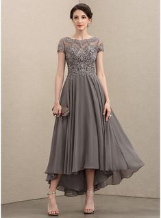 JJ's House Sequins Beading Chiffon Lace Scoop Illusion Spring Summer A-line Plus General No Leg Slit Back Zip Illusion Scoop High Low Elegant Beautiful Back Other Colors Height:5.8ft（176cm） Bust:32in（82cm）Waist:24in（61cm）Hips:35in（89cm） No Asymmetrical Grey Model Na. #JJ's House #Sequins #Beading #Chiffon #Lace #Scoop #Illusion #Spring #Summer #Aline #Plus #General #NoLegSlit #BackZip #Illusion #Scoop #HighLow #Elegant #BeautifulBack #OtherColors #No #Asymmetrical #Grey #ModelNa Sukienki Maksi, Bride Dress Lace, Mother Of The Bride Dresses Long, Mother Of Bride Outfits, Lace Bride, Mother Of Groom Dresses, Mother Of The Bride Outfit, Bride Groom Dress, فستان سهرة