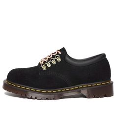 Dr. Martens 8053 Ben Suede Casual Shoes 'Black' 31075001 Suede Doc Martens, Black Lace-up Shoes With Vibram Sole, Black Lace-up Oxfords With Rubber Heel Cap, Black Lace-up Leather Shoes With Vibram Sole, Black Oxford Shoes With Rubber Sole For Streetwear, Black Low-top Lace-up Shoes With Vibram Sole, Black Low-top Lace-up Shoes With Rubber Heel Cap, Black Lace-up Shoes With Leather Sole For Streetwear, Black Low-top Leather Work Shoes