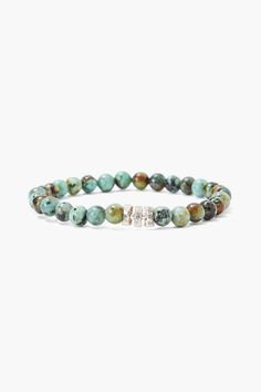 African Turquoise and Etched Silver Stretch Bracelet – Chan Luu Rectangular Casual Jewelry For Everyday, Casual Rectangular Jewelry For Everyday, Casual Rectangular Everyday Jewelry, African Turquoise Bracelet, Blessing Beads, Jewellery Board, Handmade Jewlery, Bracelets Collection, Diy Jewelry Ideas