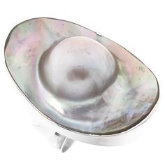 925 Sterling Silver Oval Opulent Mabe Blister Mother Of Pearl Shell Sz 9 Ring, 1 1/4"    Pearl Type:  Mabe blister pearl Ring Dimension:  32x25mm (1 1/4"x1") Ring Size:  US 9 (Pre-sized ),Adjustable 7-11 Silver Type:  925 sterling silver Oval Mother Of Pearl Ring With Polished Finish, Silver Mother Of Pearl Anniversary Ring, Silver Oval Rings With Mother Of Pearl, Silver Oval Mother Of Pearl Rings, Oval Mother Of Pearl Ring Gift, Oval Mother Of Pearl Ring Perfect For Gift, Oval Mother Of Pearl Ring For Gift, Silver Oval Pearl Ring For Gift, Silver Oval Pearl Ring For Anniversary