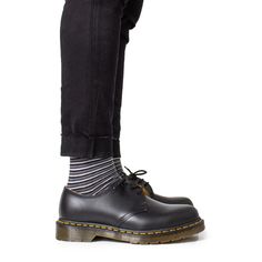 Brand: Dr. Martens Gender: Men Type: Lace Ups Shoes Season: Fall/Winter PRODUCT DETAIL • Color: black • Pattern: plain • Fastening: laces • Sole: synthetics • Lining: textile • Details: -Slip on COMPOSITION AND MATERIAL • Composition: -55% leather -100% Pvc -45% fabric • Material: leather Dr Martens Men, Dr Martens Black, Men Type, Doc Marten Oxford, Elegant Shoes, Black Pattern, Shoe Sale, Lace Up Shoes, Shoe Collection