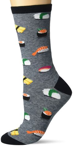 PRICES MAY VARY. Enhanced comfort elevates these sushi socks Fits women's shoe size 4 – 10 One pair per package Designed in los angeles. Imported. Sushi Socks, Funny Aesthetic, Easy Costumes, Comfortable Socks, Funny Socks, Novelty Socks, Cool Socks, Socks And Hosiery, Socks Women