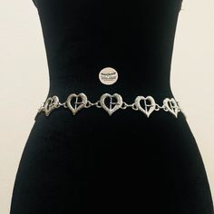 New Unbranded Length: 41.3 Inch, Width: 1.2 Inch Material: Zinc Alloy Y2k Belts Women, Cheap Silver Chain Metal Belt, Heart Waist Chain, Y2k Grunge Belt, Cute Belts, Chain Belt Outfit, Y2k Rhinestone Belt, Gothic Silver Metal Chain Belt, Waist Chain Belt