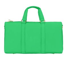 Classic Duffle Bag | Customizable Duffle Bag - Stoney Clover Lane Sporty Green Travel Luggage, Sporty Green Luggage For Travel, Green Sporty Luggage For Travel, Versatile Green Travel Accessories With Luggage Sleeve, Functional Weekend Travel Bag With Luggage Sleeve, Classic Nylon Travel Bag For On-the-go, Green Duffle Bag With Luggage Sleeve For Overnight Trips, Sporty Green Travel Bag, Green Sporty Travel Bag